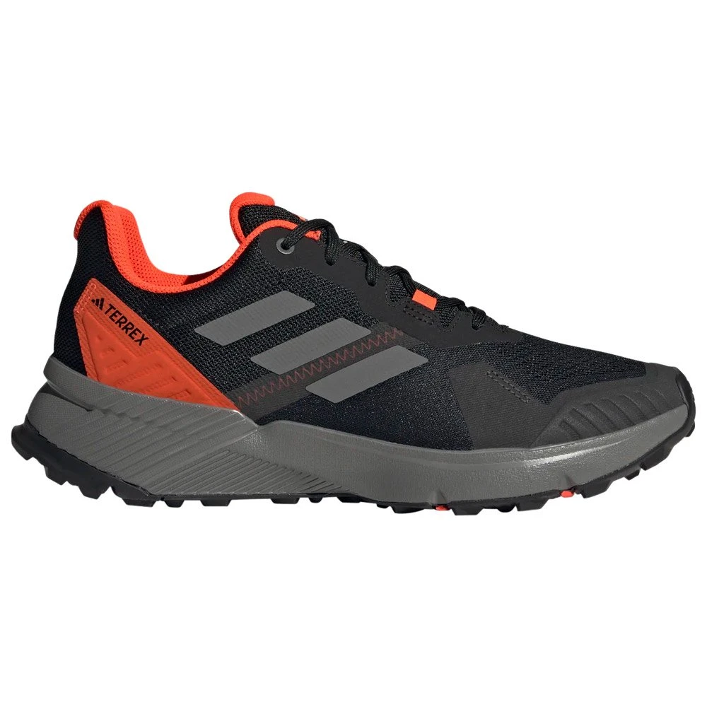 Botas De Trail Adidas Terrex Soulstride Cblack/Grefou/Solred 3 Botas De Trail Adidas Terrex Soulstride Cblack/Grefou/Solred