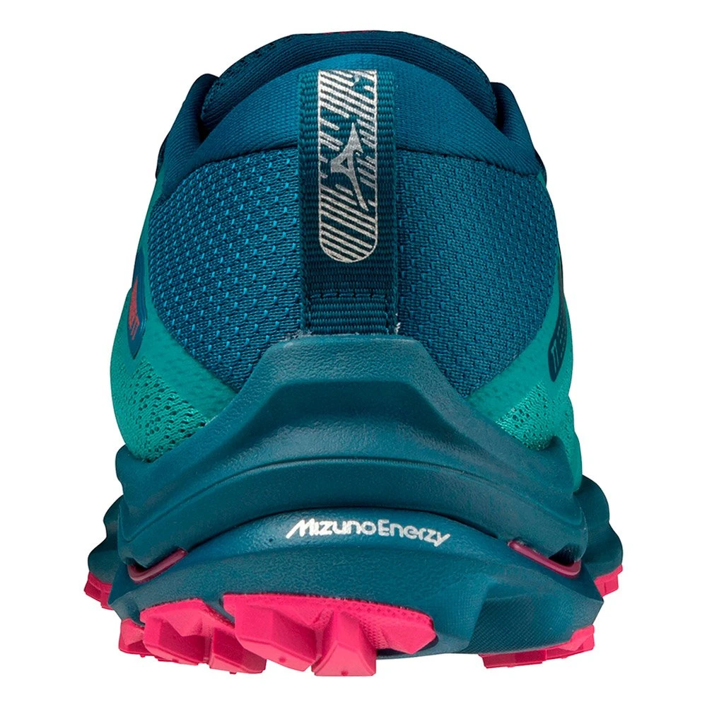 Botas De Trail Mizuno Wave Rider TT Wmn Lagoon Maroccan Blue Pink Peacock 5 Botas De Trail Mizuno Wave Rider TT Wmn Lagoon Maroccan Blue Pink Peacock - Imagen 3