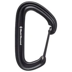 Mosquetones Black Diamond Litewire Carabiner Black