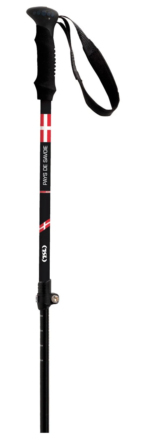 Bastones TSL Country Alu 3 Light Pays De Savoie 63- 135cm Black Red 4 Bastones TSL Country Alu 3 Light Pays De Savoie 63- 135cm Black Red - Imagen 2