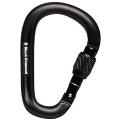 Mosquetones Black Diamond Pearlock Screwgate Black