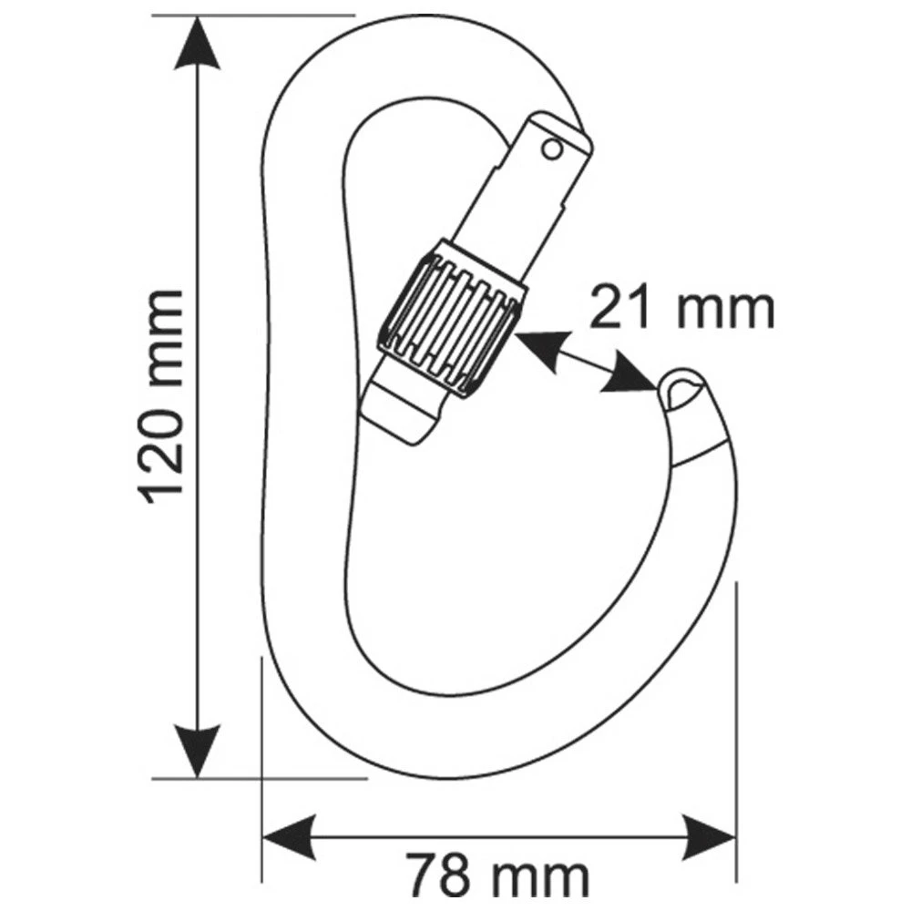 Mosquetones Camp Atom Lock 4 Mosquetones Camp Atom Lock - Imagen 2
