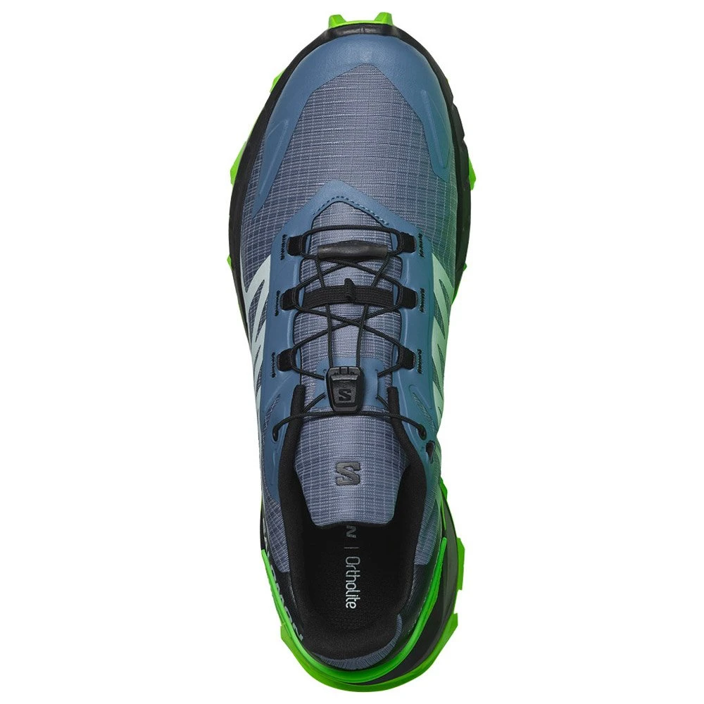 Botas De Trail Salomon Supercross 4 Flint Stone Black Green Gecko 8 Botas De Trail Salomon Supercross 4 Flint Stone Black Green Gecko - Imagen 6
