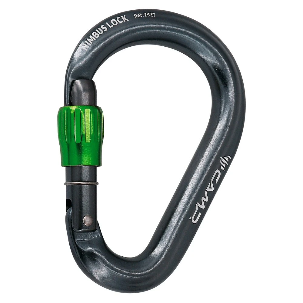 Mosquetones Camp Nimbus Lock Gris/Vert 3 Mosquetones Camp Nimbus Lock Gris/Vert