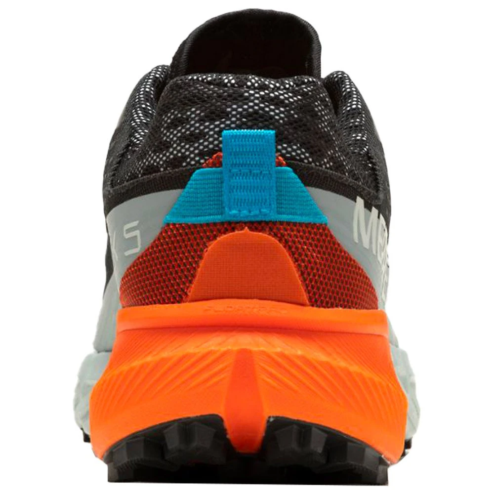 Botas De Trail Merrell Agility Peak 5 Black Tangerine 5 Botas De Trail Merrell Agility Peak 5 Black Tangerine - Imagen 3