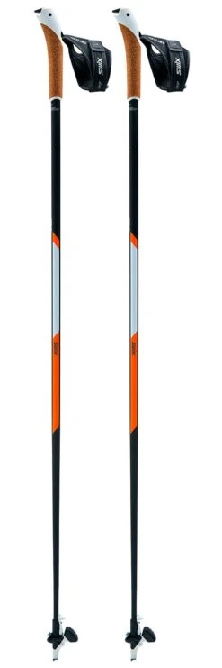 Bastones Swix Ct3 Twist&Go Just Click Liège Synthétique Black Orange