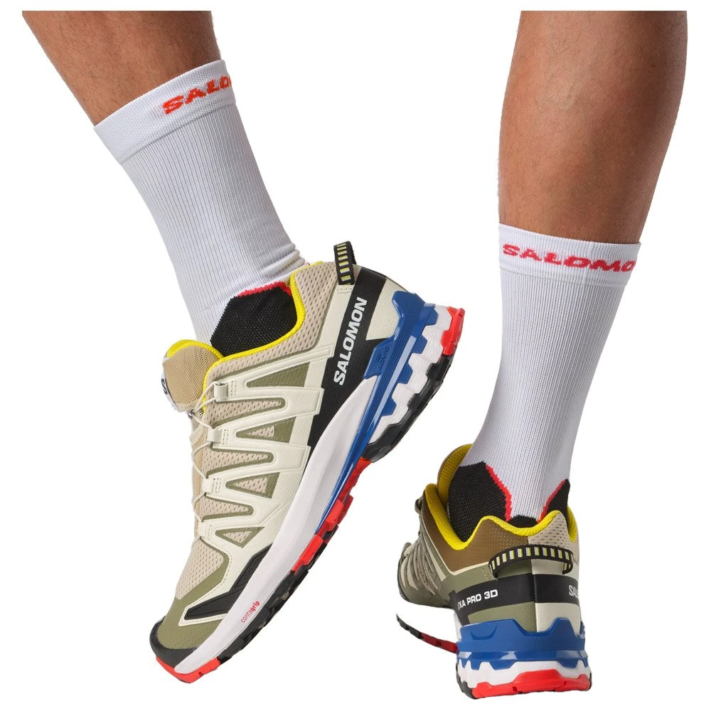 Botas De Trail Salomon Xa Pro 3D V9 Rainy Day White Lapis Blue 10 Botas De Trail Salomon Xa Pro 3D V9 Rainy Day White Lapis Blue - Imagen 8