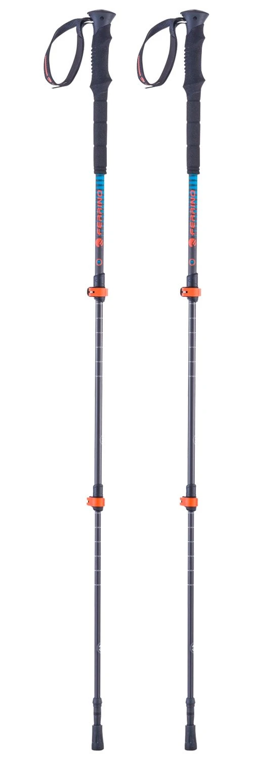 Bastones Ferrino Stick Nuptse Bleu/Rouge/Noir 3 Bastones Ferrino Stick Nuptse Bleu/Rouge/Noir