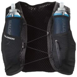 Chaleco Trail Salomon Active Skin 4 With Flask Black Black