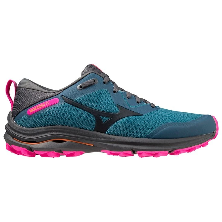Botas De Trail Mizuno Wave Rider TT Wmn Lagoon Maroccan Blue Pink Peacock 9 Botas De Trail Mizuno Wave Rider TT Wmn Lagoon Maroccan Blue Pink Peacock - Imagen 7