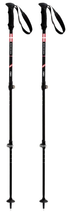 Bastones TSL Country Alu 3 Light Pays De Savoie 63- 135cm Black Red