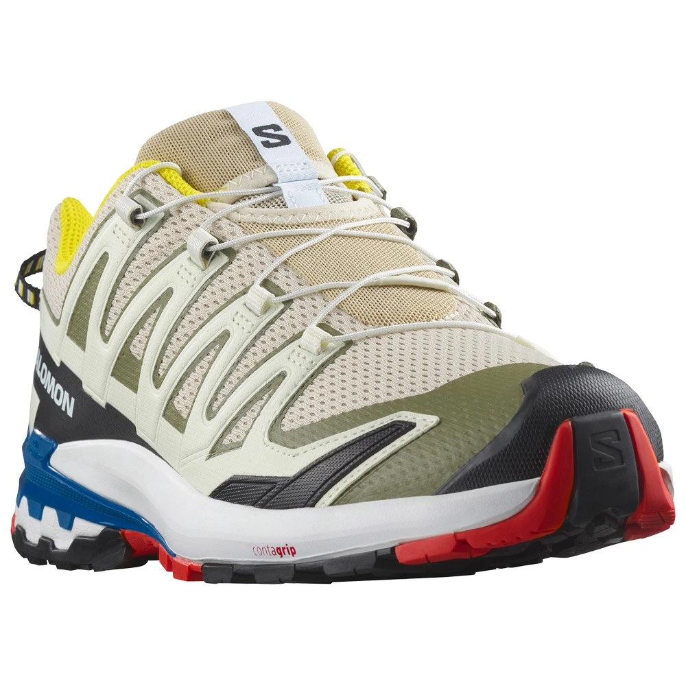 Botas De Trail Salomon Xa Pro 3D V9 Rainy Day White Lapis Blue 6 Botas De Trail Salomon Xa Pro 3D V9 Rainy Day White Lapis Blue - Imagen 4