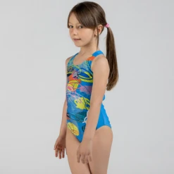 Bañador Aquarapid Liara Azul Niña -Tienda Al Aire Libre banador aquarapid liara azul nina 2