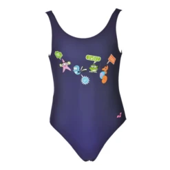 Bañador Arena AWT Kids Azul Niña -Tienda Al Aire Libre banador arena awt kids azul nina 2