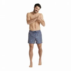 Bañador Arena Beach Short Allover Azul Multi Hombre -Tienda Al Aire Libre banador arena beach short allover azul multi hombre 2