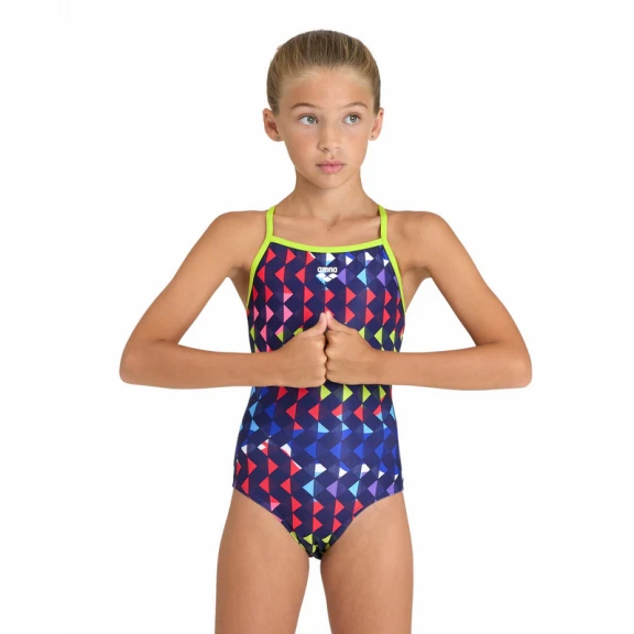 Bañador Arena Carnival Lightdropback Multicolor Niña 3 Bañador Arena Carnival Lightdropback Multicolor Niña