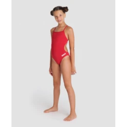 Bañador Arena Challenge Solid Rojo Niña -Tienda Al Aire Libre banador arena challenge solid rojo nina 2