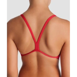 Bañador Arena Challenge Solid Rojo Niña -Tienda Al Aire Libre banador arena challenge solid rojo nina 4