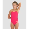 Bañador Arena Challenge Solid Rosa Niña -Tienda Al Aire Libre banador arena challenge solid rosa nina