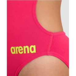 Bañador Arena Challenge Solid Rosa Niña -Tienda Al Aire Libre banador arena challenge solid rosa nina 4