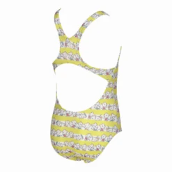 Bañador Arena Friends Swim Pro Amarillo Niña -Tienda Al Aire Libre banador arena friends swim pro amarillo nina 3