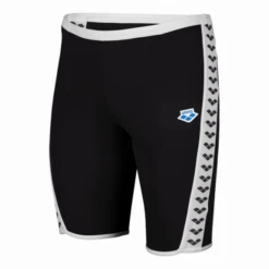 Bañador Arena Icons Swim Jammer Negro Blanco Hombre -Tienda Al Aire Libre banador arena icons swim jammer negro blanco hombre 2