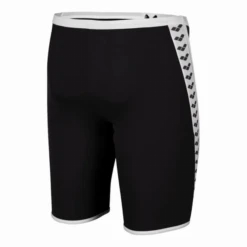 Bañador Arena Icons Swim Jammer Negro Blanco Hombre -Tienda Al Aire Libre banador arena icons swim jammer negro blanco hombre 3