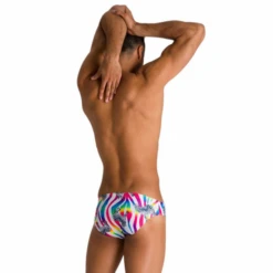 Bañador Arena Slip Crazy Zebras Hombre -Tienda Al Aire Libre banador arena slip crazy zebras hombre 1