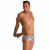 Bañador Arena Slip Crazy Zebras Hombre -Tienda Al Aire Libre banador arena slip crazy zebras hombre