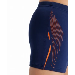 Bañador Arena Swim Short Graphic Marino Naranja Niños -Tienda Al Aire Libre banador arena swim short graphic marino naranja ninos 2