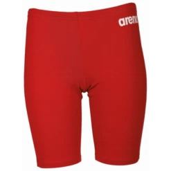 Bañador Arena Team Jammer Solid Rojo Blanco Niños