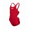 Bañador Arena Tech Solid Rojo Niña -Tienda Al Aire Libre banador arena tech solid rojo nina