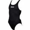 Bañador Entrenamiento Arena G Solid Swim Tech Negro Niña -Tienda Al Aire Libre banador entrenamiento arena g solid swim tech negro nina