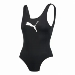 Bañador Natación Puma Swimsuit Negro Mujer -Tienda Al Aire Libre banador natacion puma swimsuit negro mujer 2