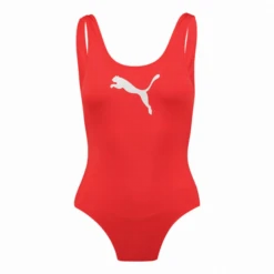 Bañador Natación Puma Swimsuit Rojo Mujer