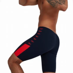 Bañador Speedo Boom Logo Splice Jammer Azul Rojo Hombre -Tienda Al Aire Libre banador speedo boom logo splice jammer azul rojo hombre 2