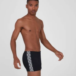 Bañador Speedo Boomstar Splice Aquashort Negro Hombre -Tienda Al Aire Libre banador speedo boomstar splice aquashort negro hombre 2