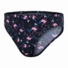 Bañador Speedo Flamingo Flare 5cm Allover Brief Negro -Tienda Al Aire Libre banador speedo flamingo flare 5cm allover brief negro