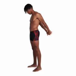 Bañador Speedo Pro End+ Aquashort Negro Rojo Hombre -Tienda Al Aire Libre banador speedo pro end aquashort negro rojo hombre 2
