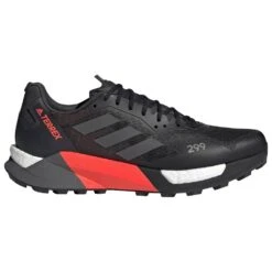 Botas De Trail Adidas Terrex Agravic Ultra Core Black Grey Five Solar Red