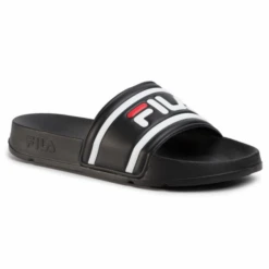 Chanclas Fila Morro Bay Negro Blanco Hombre -Tienda Al Aire Libre chanclas fila morro bay negro blanco hombre 1