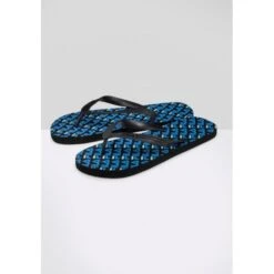 Chanclas Fila Troy Logo Slipper Negro Azul Hombre -Tienda Al Aire Libre chanclas fila troy logo slipper negro azul hombre 5