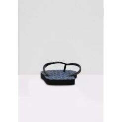 Chanclas Fila Troy Logo Slipper Negro Azul Hombre -Tienda Al Aire Libre chanclas fila troy logo slipper negro azul hombre 6