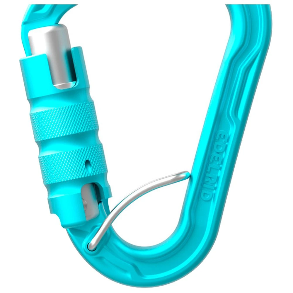 Mosquetones Edelrid Hms Strike Triple FG II Icemint 4 Mosquetones Edelrid Hms Strike Triple FG II Icemint - Imagen 2