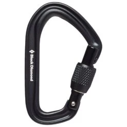 Mosquetones Black Diamond Hotforge Screwgate Carabiner Black