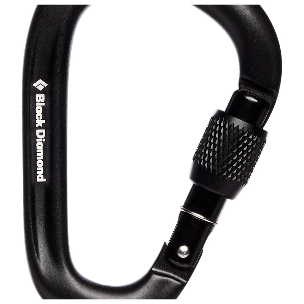 Mosquetones Black Diamond Pearlock Screwgate Black 4 Mosquetones Black Diamond Pearlock Screwgate Black - Imagen 2