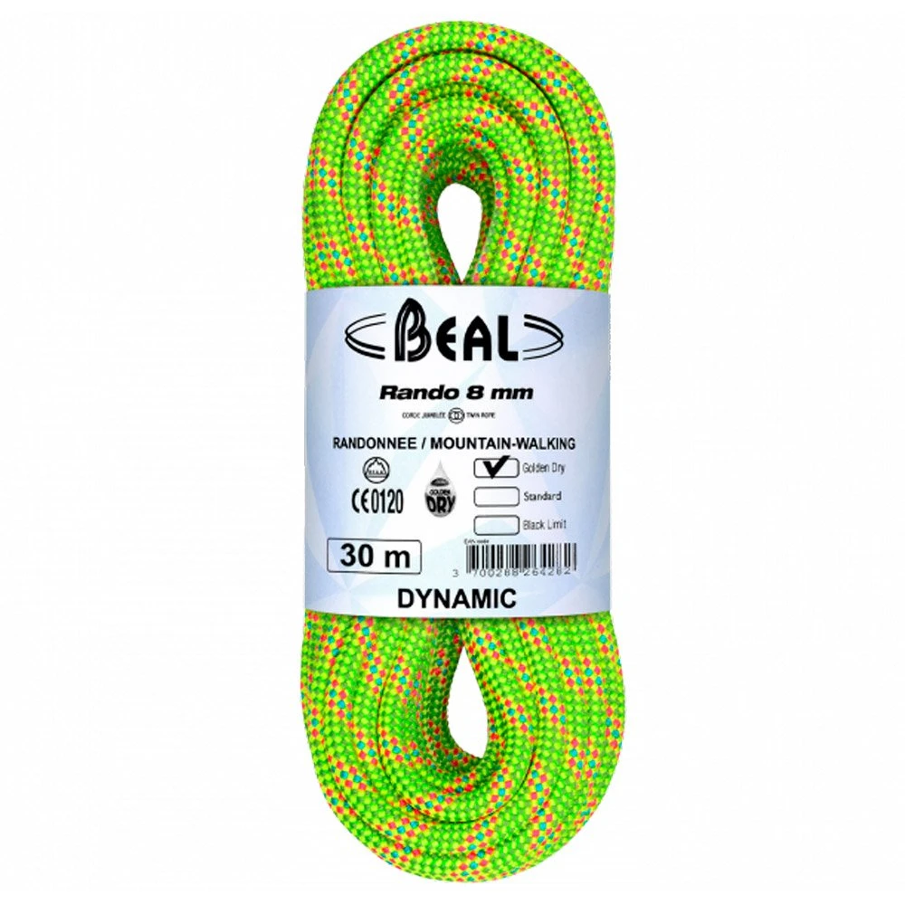 Cuerda Beal Rando 8mm Golden Dry Yellow 3 Cuerda Beal Rando 8mm Golden Dry Yellow