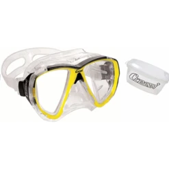 Gafas Buceo Cressi Big Eyes Transparente Amarillo