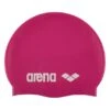 Gorro Arena Silicona Classisc Fucsia Blanco Adulto -Tienda Al Aire Libre gorro arena silicona classisc fucsia blanco adulto