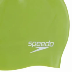 Gorro Natación Speedo Plain Moulded Silicona Verde -Tienda Al Aire Libre gorro natacion speedo plain moulded silicona verde 2